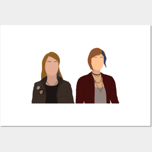 Life is Strange Before The Storm Chloe and Rachel Digital Art Sticker Posters and Art